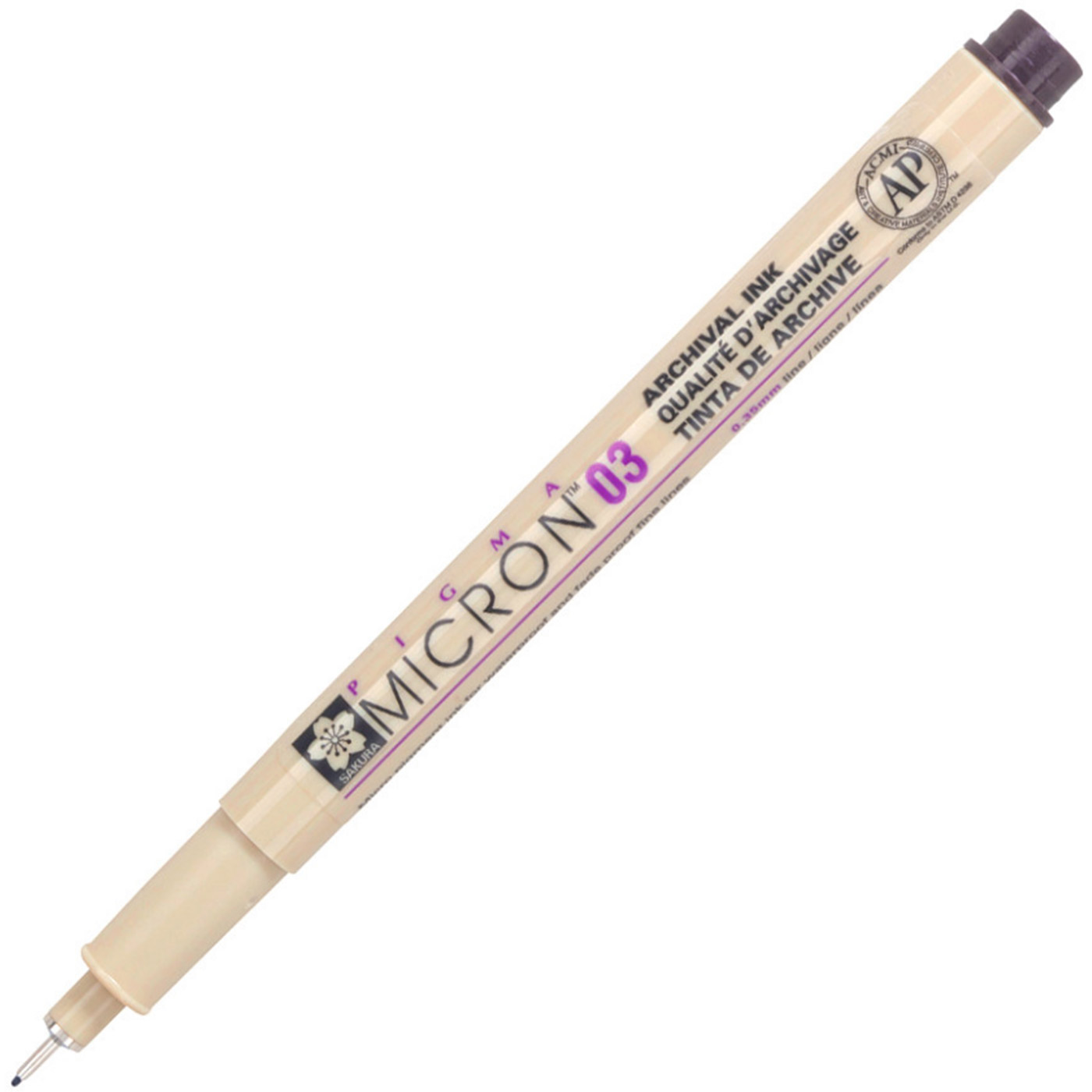 Pigma Micron Archiv-Pigmentstift für Papier 0,50 mm