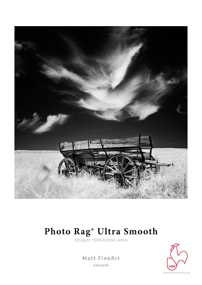 Hahnemühle Photo Rag Ultra Smooth 305 gsm 64 Zoll (1,625x12m) 1 Rolle