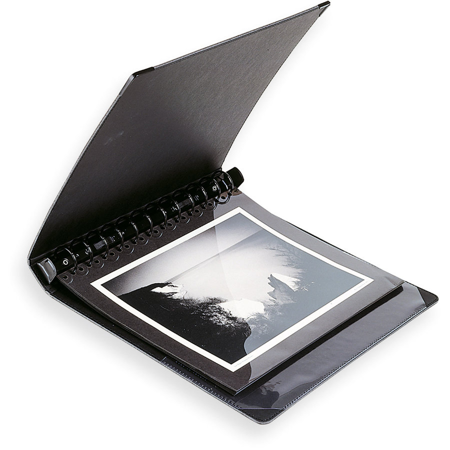 Prat CLASSIC Ringbuch mit 10 PP-CRISTAL-LASER-Hüllen Nr. 904 28 x 35 cm / 11 x 14 "