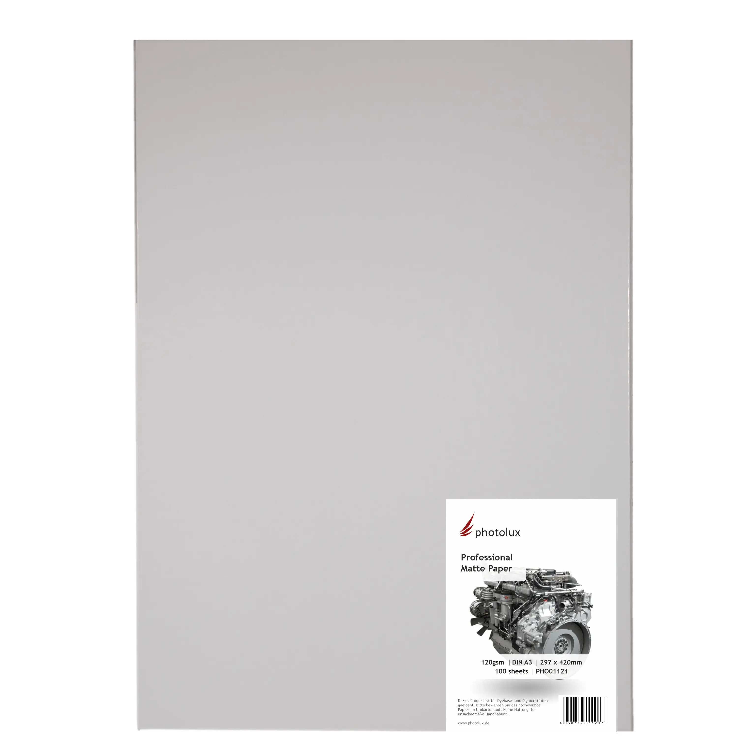 Photolux Professional Matte Paper 120 gsm,  DIN A3  100 Blatt
