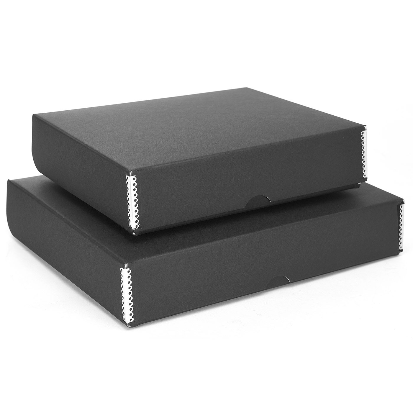 Monochrom Clamshell-Box schwarz DIN A3+