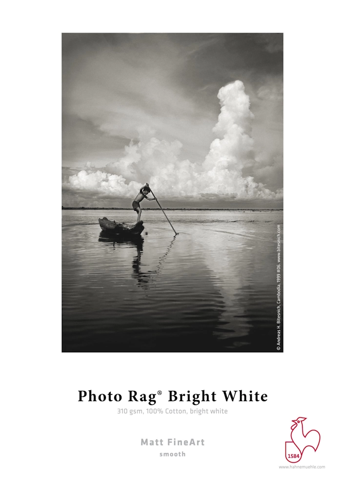 Hahnemühle Photo Rag Bright White 310 gsm 17 Zoll (0,432x12m) 1 Rolle