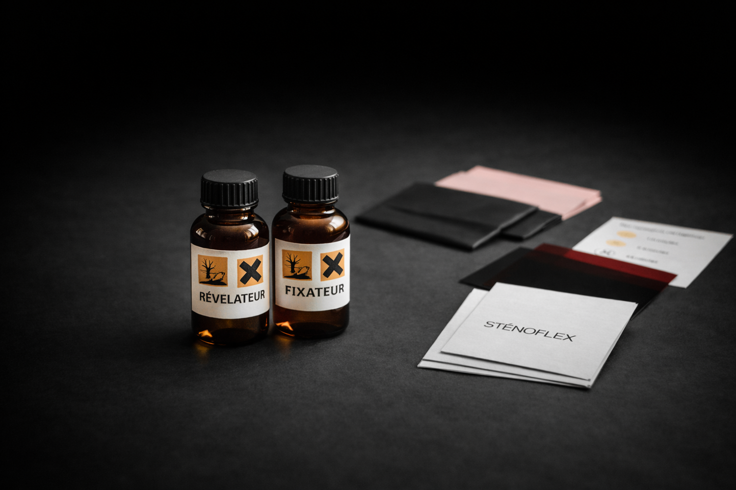 Sténoflex - Rote Mini-Lab Lochkamera