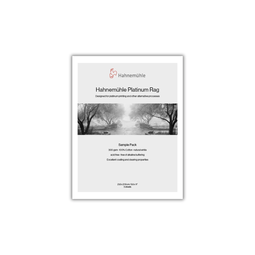 Hahnemühle Sample Pack / Muster Platinum Rag 300 gsm (0,216x0,279m) 5 Blatt