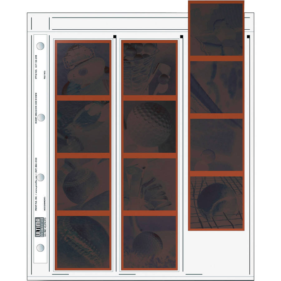 25 PrintFile Ultima Rollfilm PP - 3 Strips 4 Exp.6x6