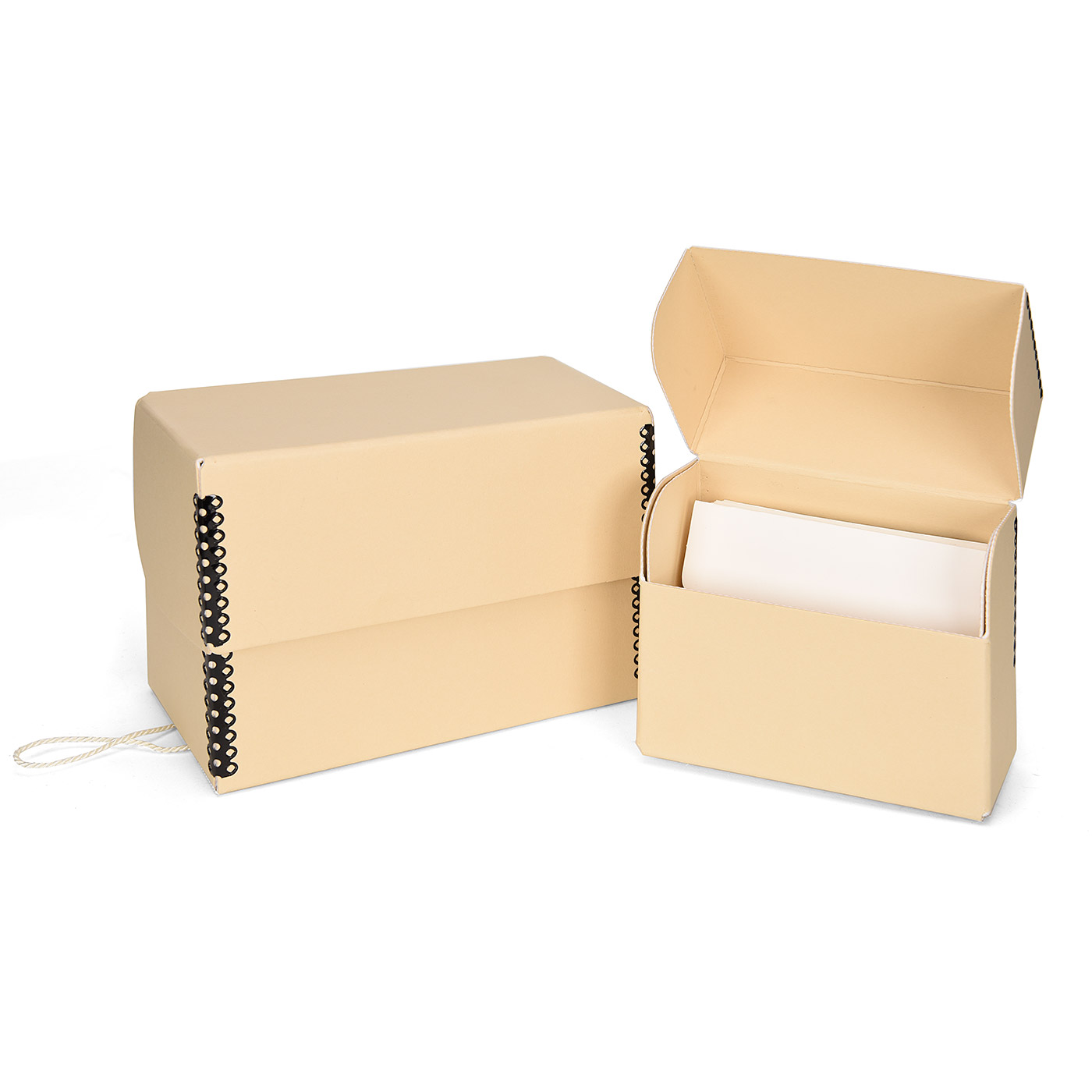 Print File Fliptop-Box creme 13x18 cm / 5x7inch
