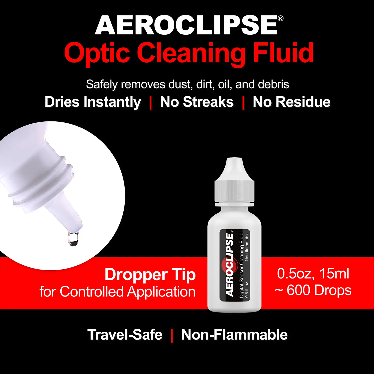 Aeroclipse Optic Cleaner (15ml)