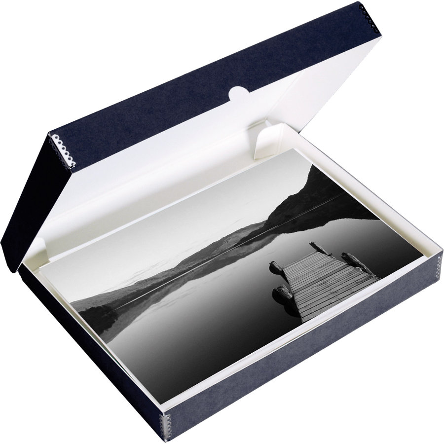 Monochrom Präsentationsbox schwarz DIN A3