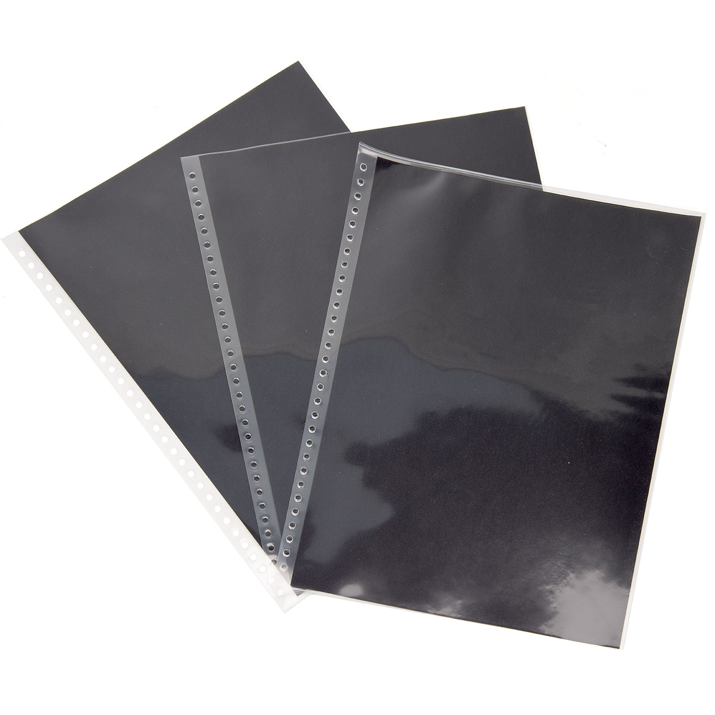 10 Prat CRISTAL-LASER PP-Hüllen Nr. 502 für PRAT Spiralmappen 28 x 35 cm / 11 x 14 " Querformat