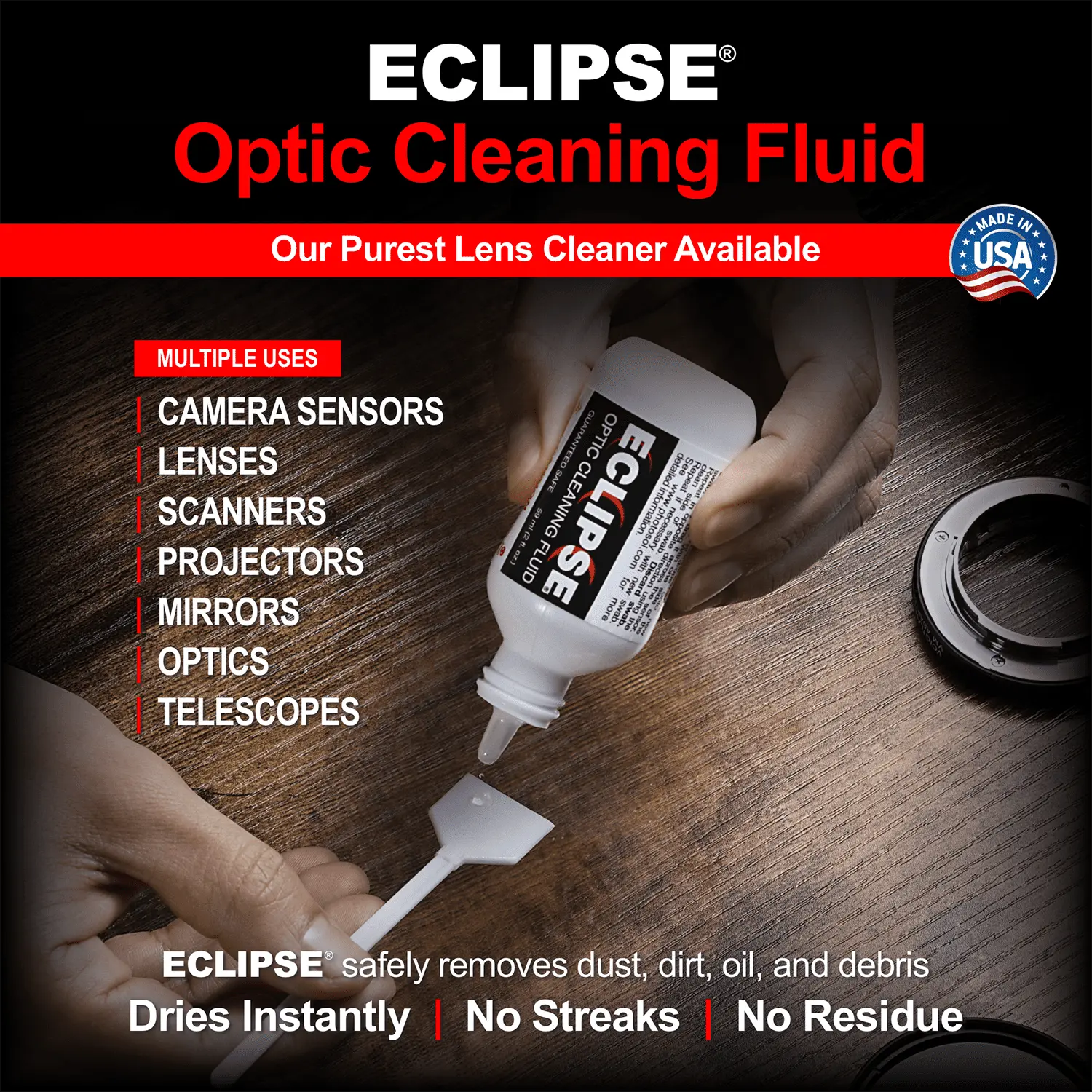 Photosol Sensor Cleaning Swab Kit - Sensorswab Ultra Type-4 + Eclipse Optikreiniger