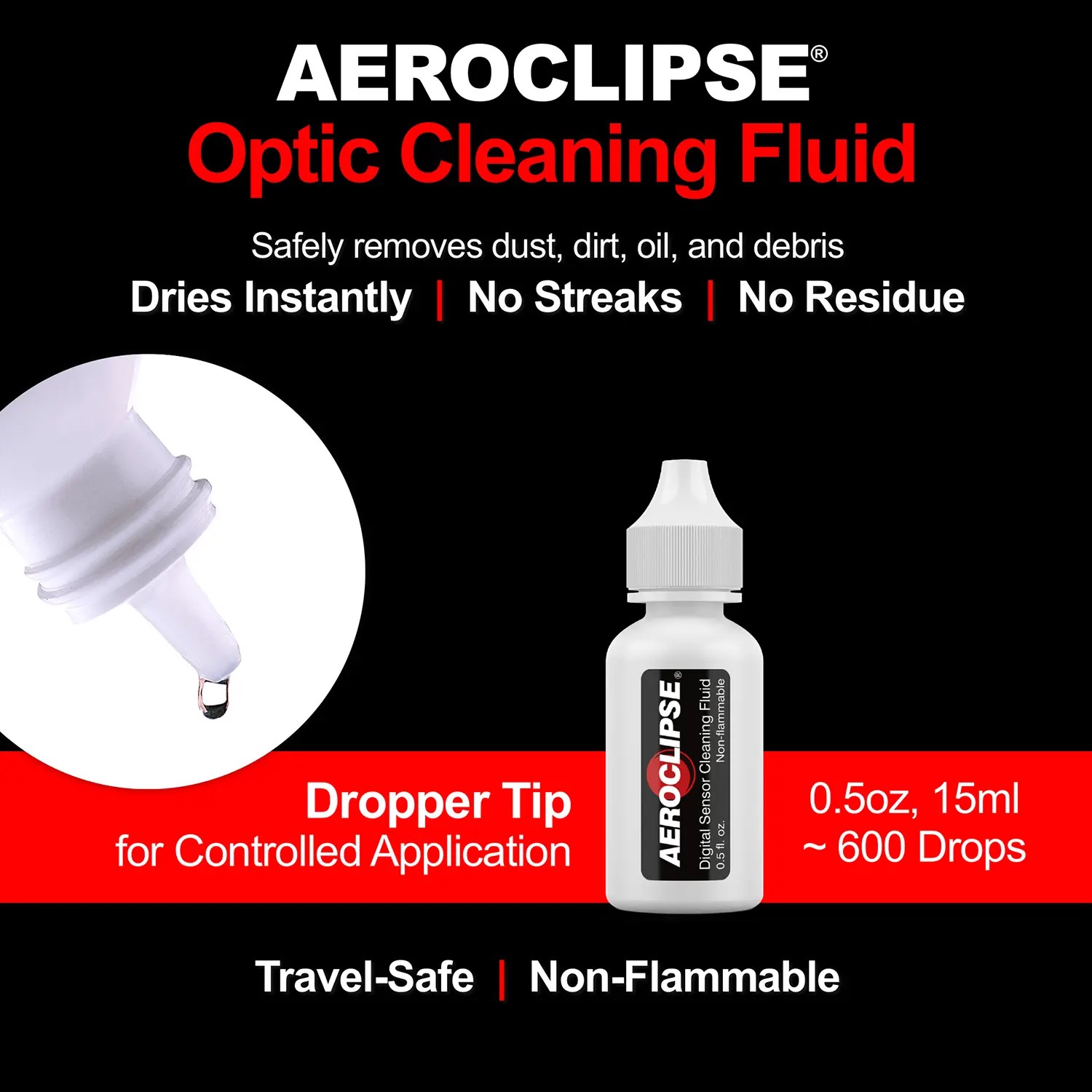 Aeroclipse Optic Cleaner (15ml)