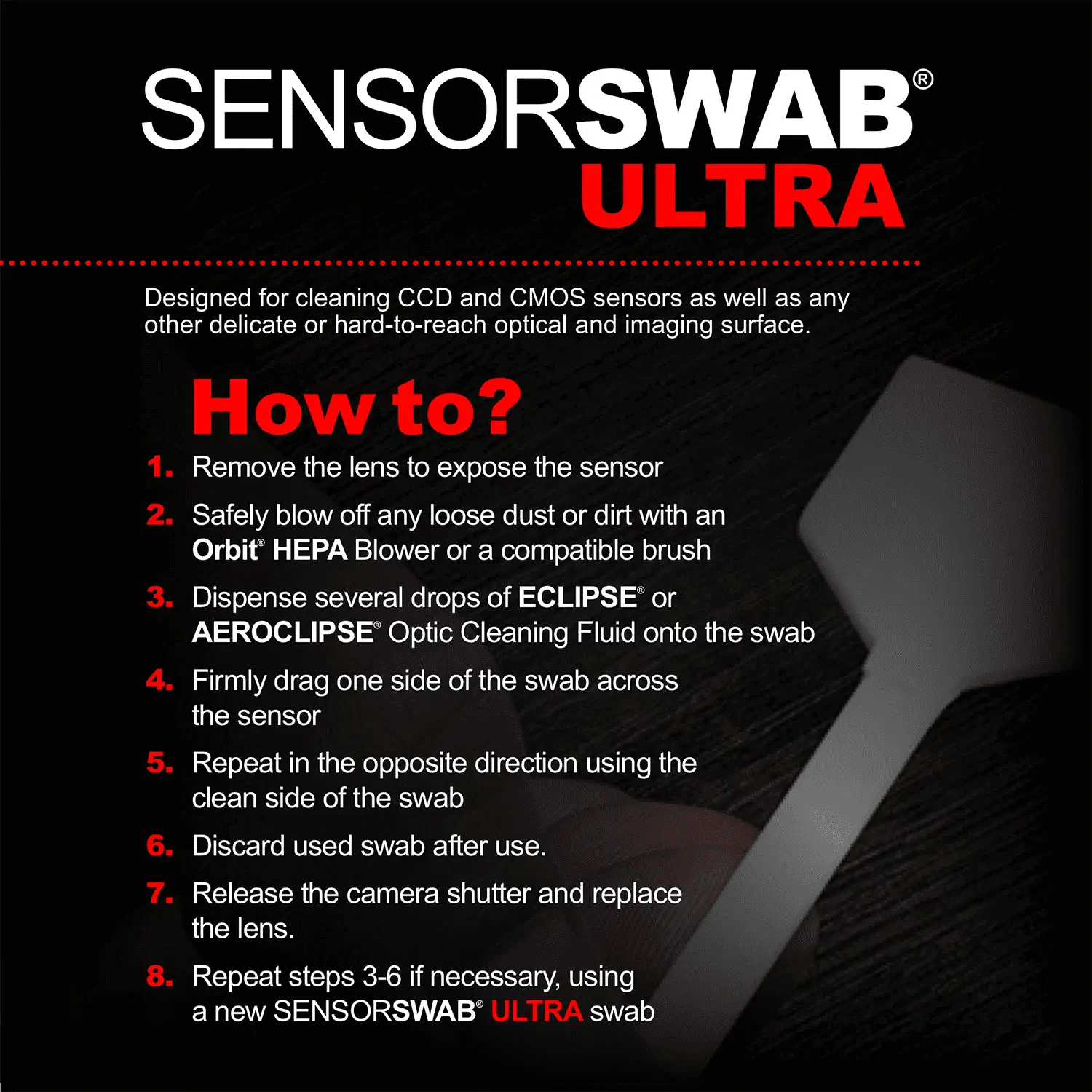 Photosol Sensor Swab ULTRA Type 4, 33mm - 12 Stück