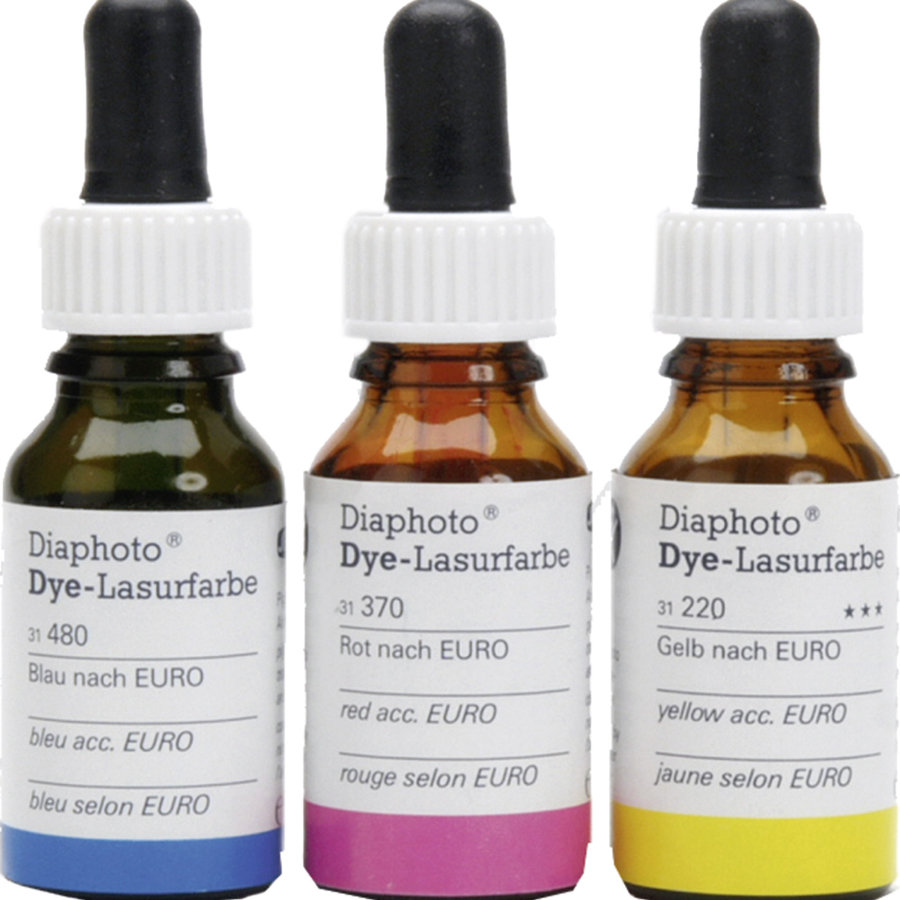 Diaphoto Glaze Retouching Colour Set CMY 3x12ml + Pipette