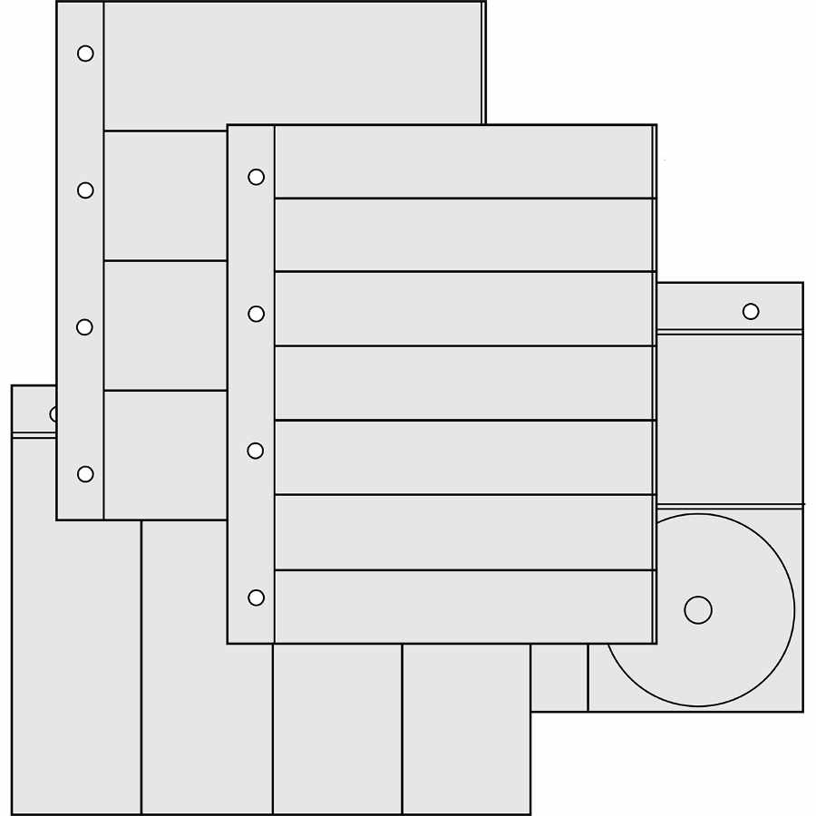 Secol Polyester AS Ablageblätter 50 Blatt Ordner Kleinbild oben