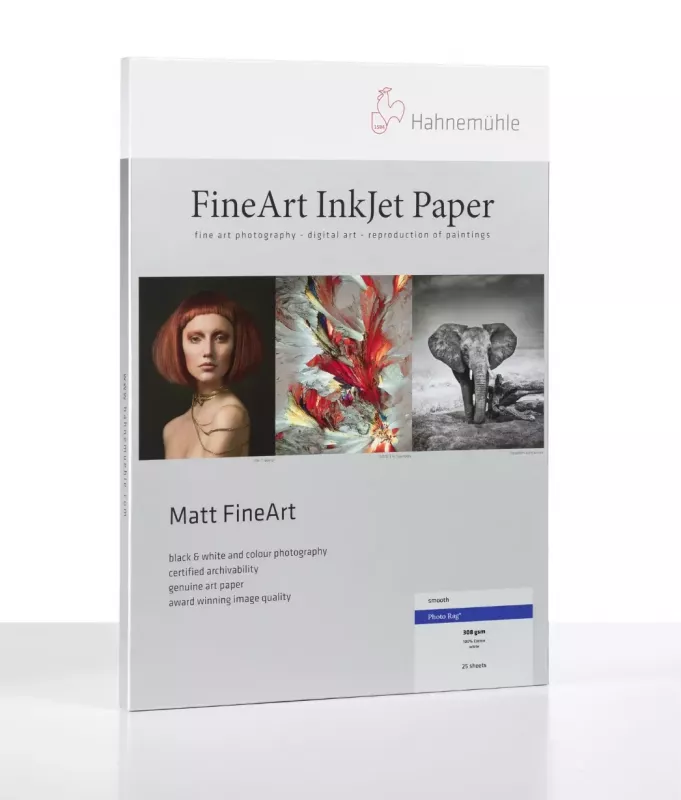 Hahnemühle Photo Rag 308 gsm A3+ (329x483mm) 25 Blatt