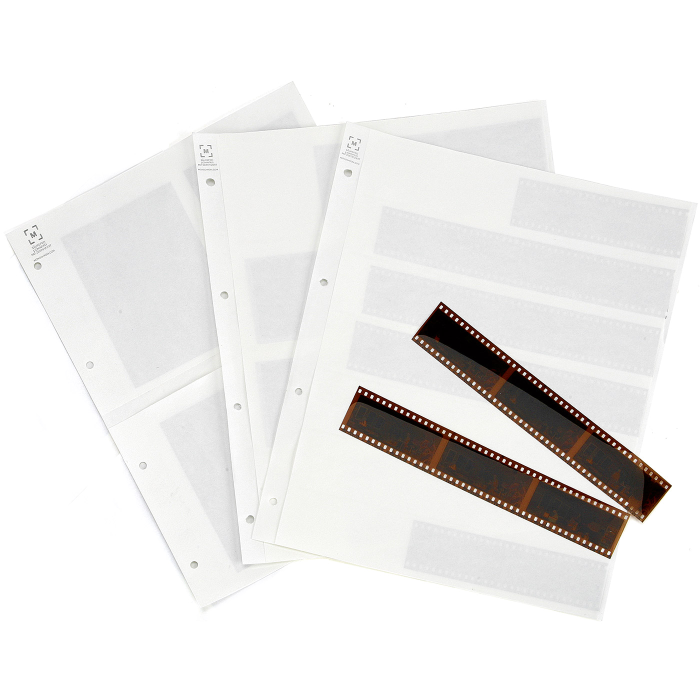 Monochrom Paper Binder Pages 100 Sheets-Pack