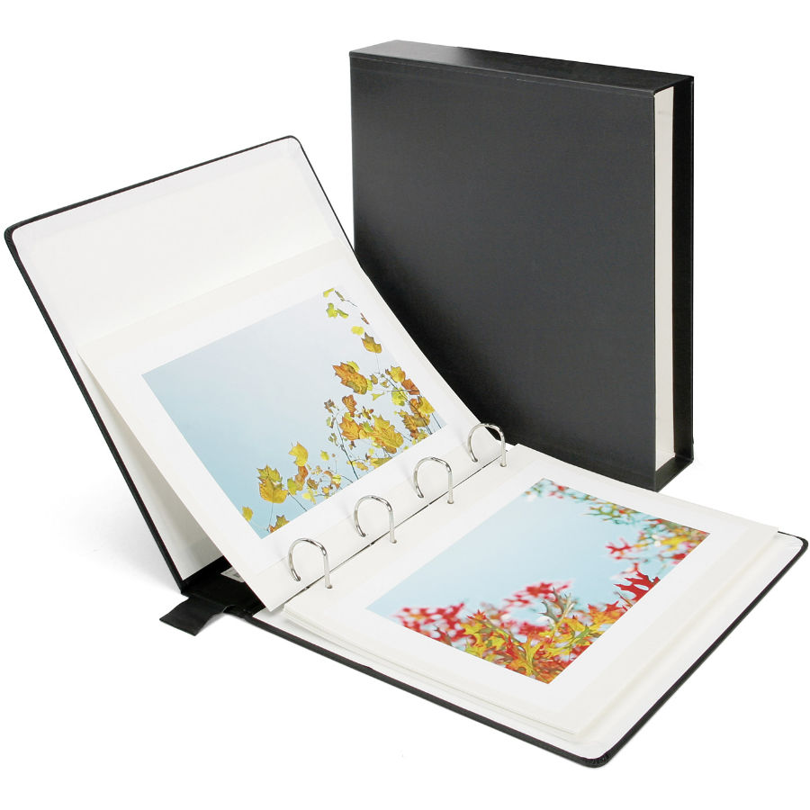 Photoalbum black with Slipcase / 35x32,5x7cm