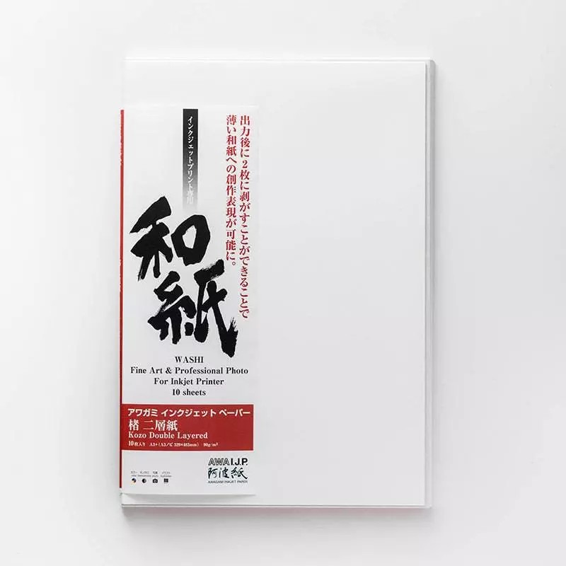AWAGAMI AIP Kozo Double Layered 96 Japanisches Maulbeerbaum-Papier DIN A3+