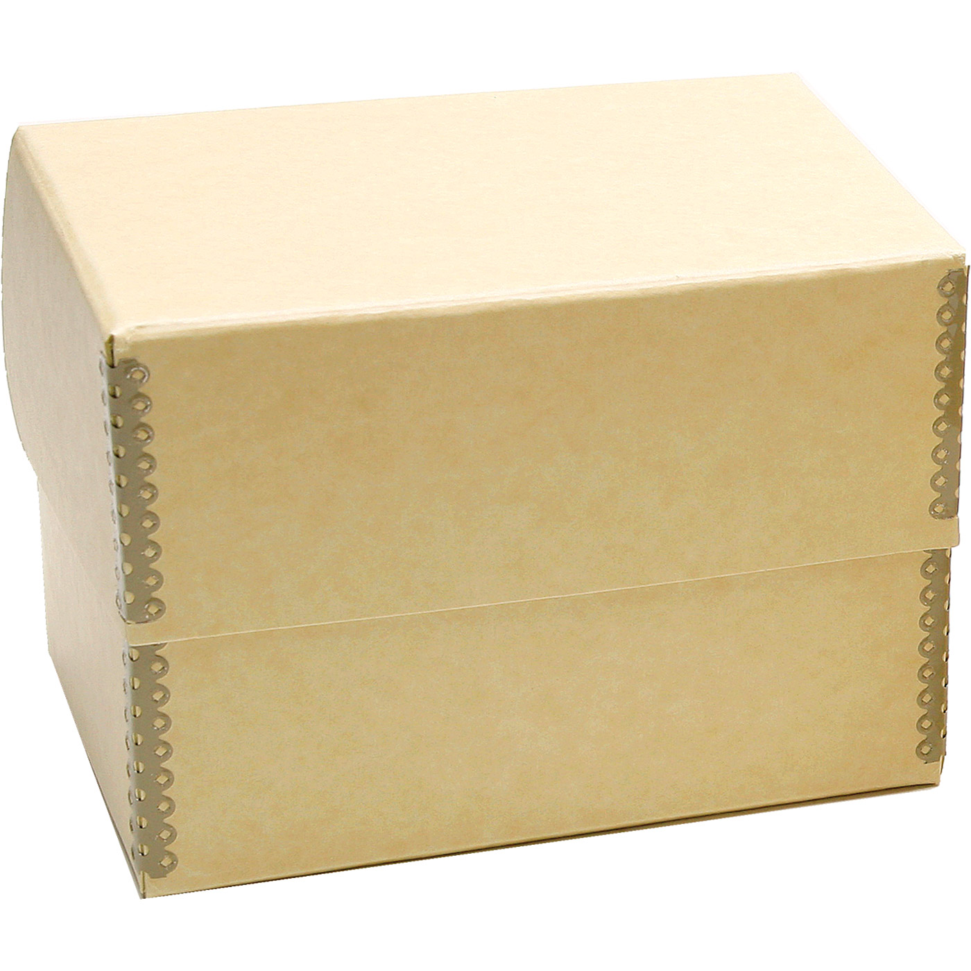 Monochrom Fliptop-Box creme 9x12cm L / 4x5" lang