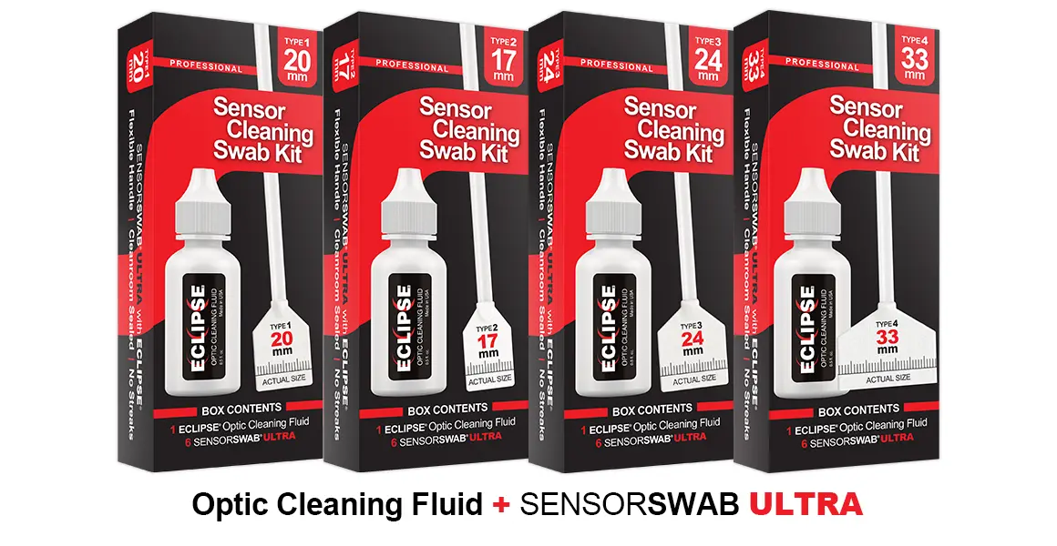 Photosol Sensor Cleaning Swab Kit - Sensorswab Ultra + Eclipse/Aeroclipse Optikreiniger