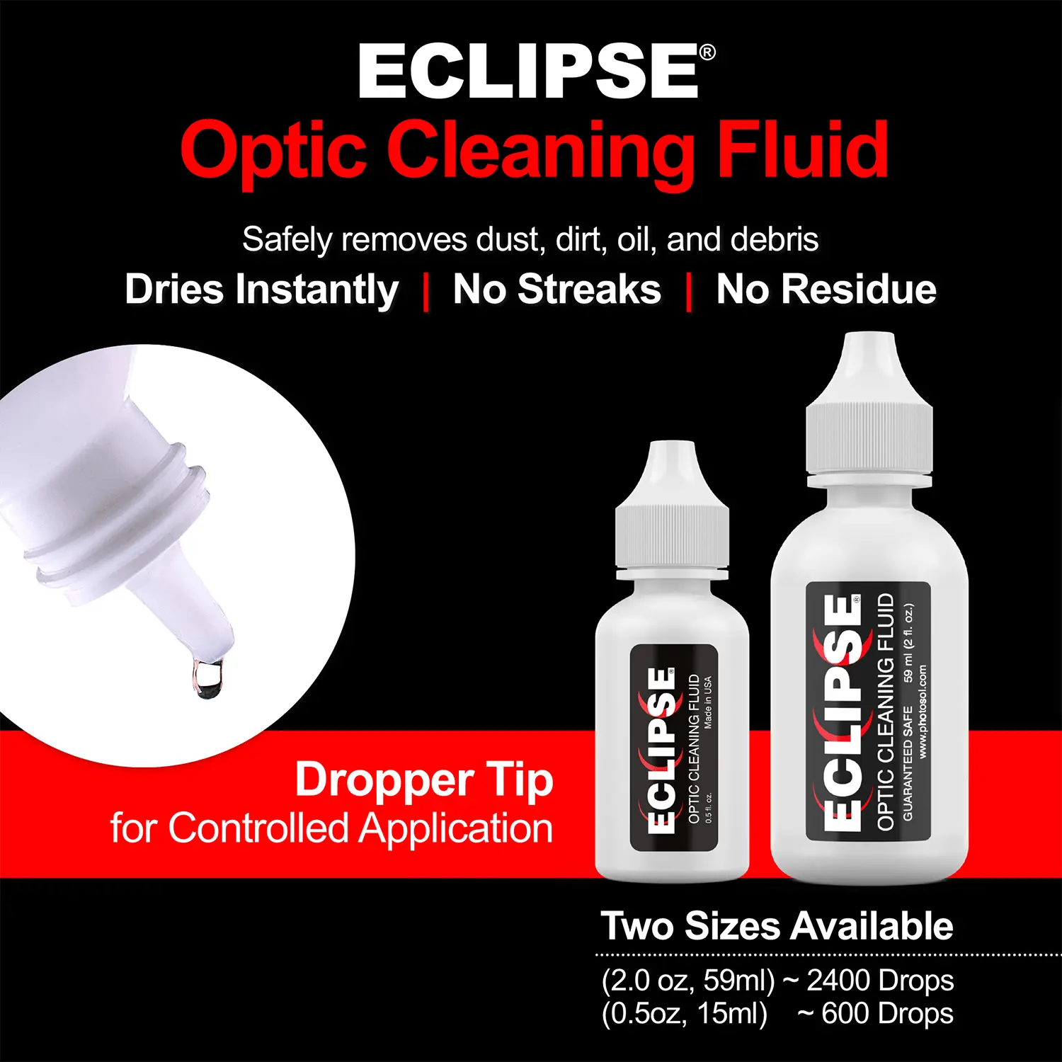 Photosol Eclipse Sensor- und Optikreiniger (h) 59 ml / 2 oz.