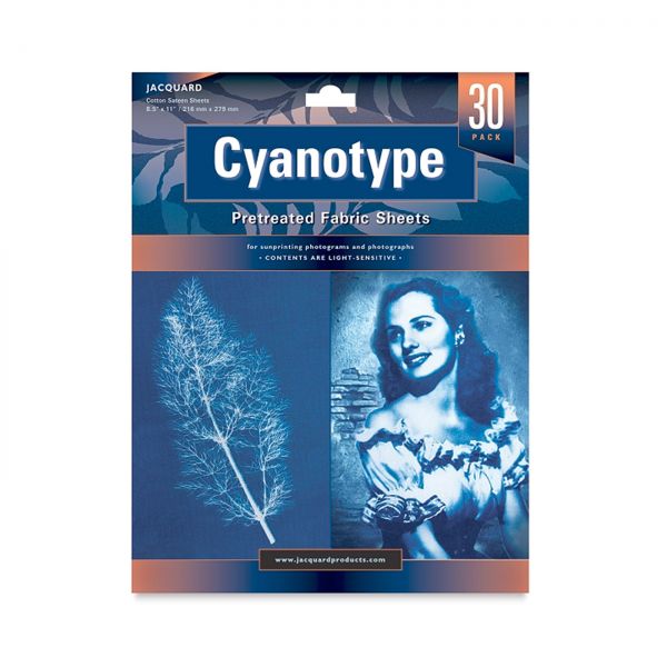 Cyanotypie Stoffbögen